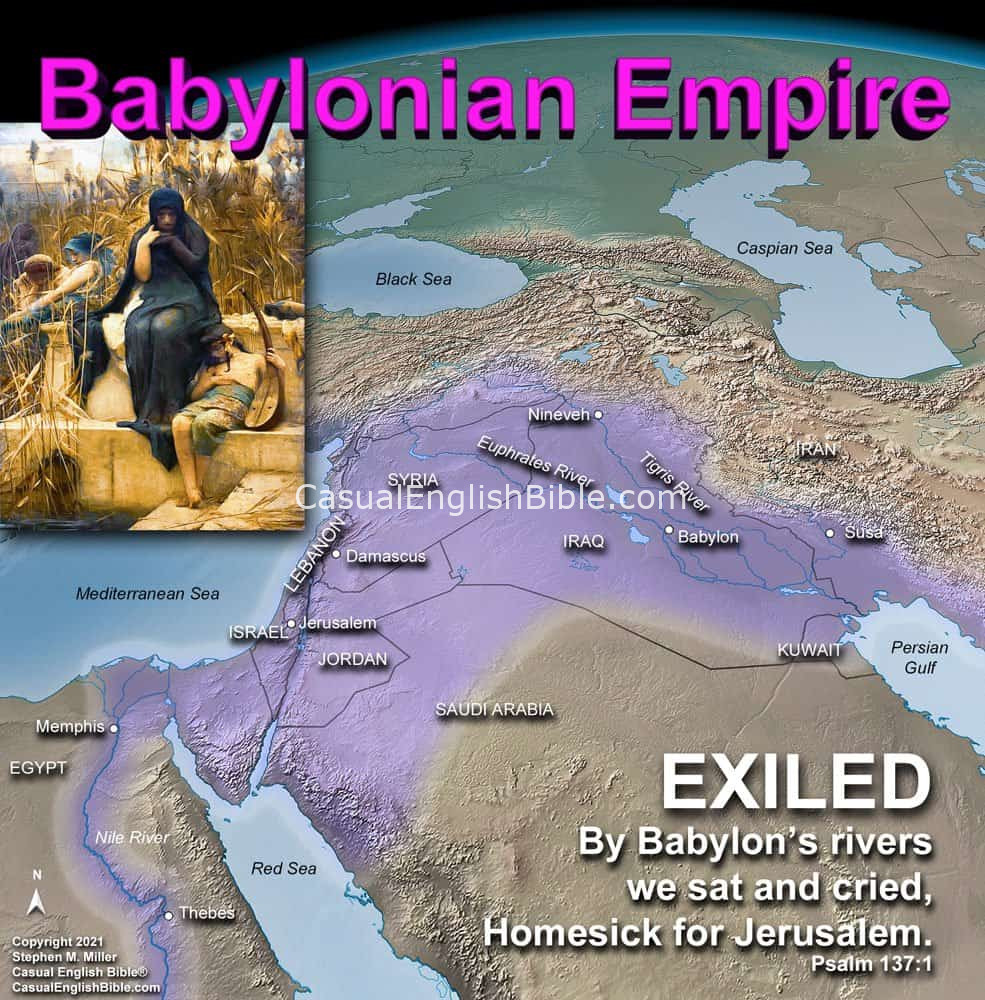 Map: Deported to Babylon