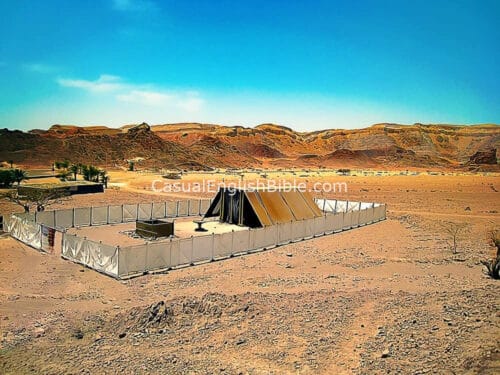 model of Israel's ancient worship center