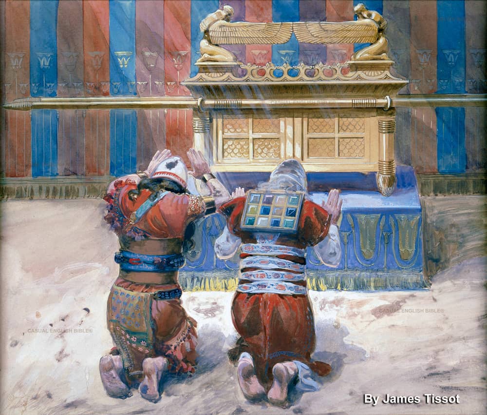 painting of ark of the covenant