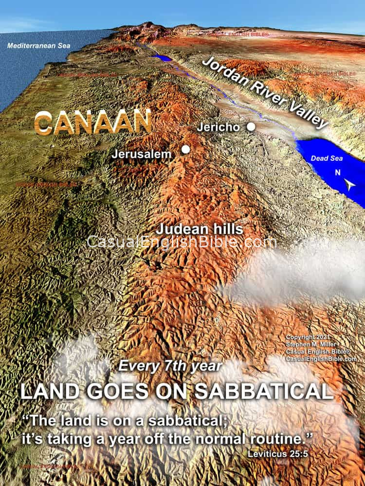 Map: Map of Canaan: Land gets a year off