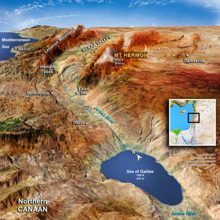 Israelite spies explore Canaan Israelite spies explore Canaan