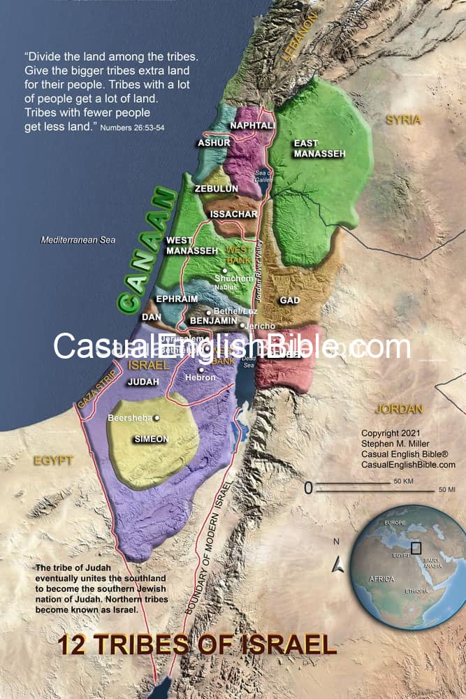 map 12 tribes of Israel map 12 tribes of Israel