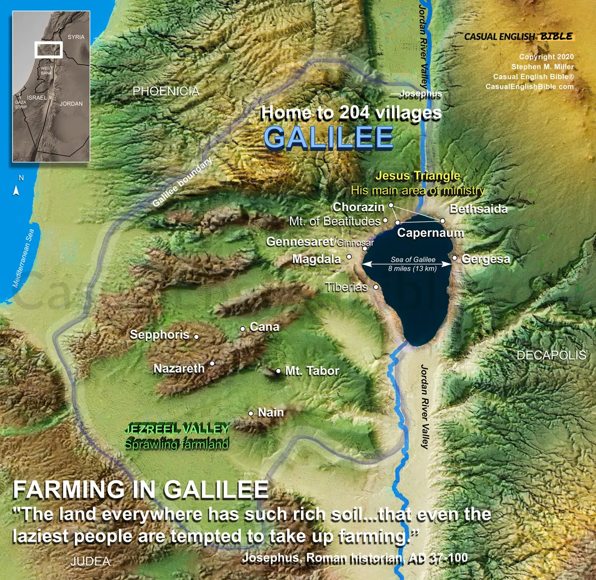 Map: Galilee