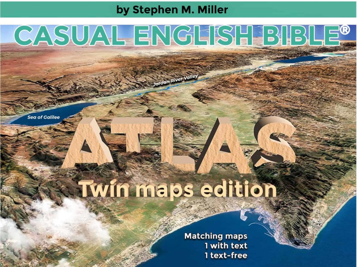 Cover Casual English Bible Twin Maps Edition