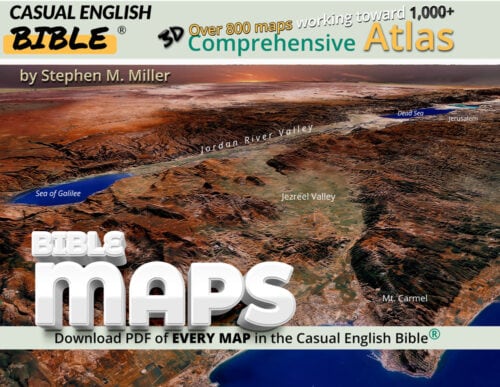 Cover of Bible Maps atlas for Casual English Bible