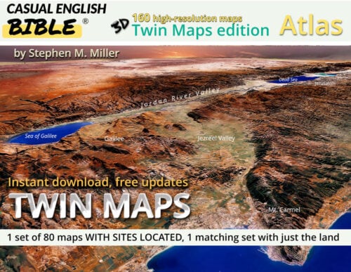 Cover of The Casual English Bible Twin Maps Edition