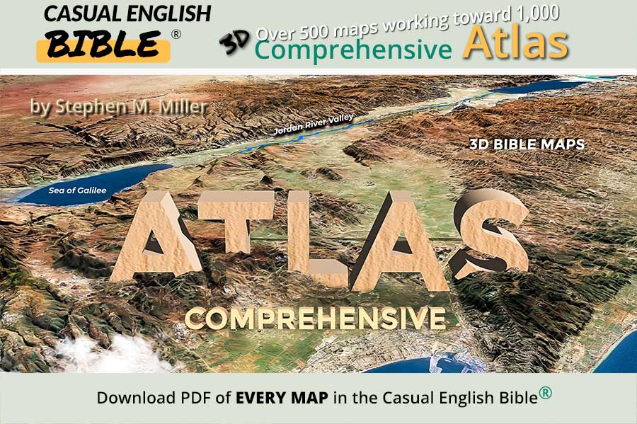 cover Comprehensive Bible Atlas - Casual English Bible