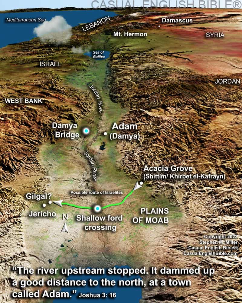 Gilgal Gilgal Maps and Videos - Casual English Bible