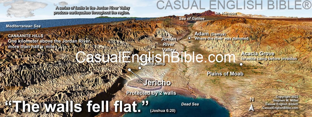 map of Jericho and Jordan River Valley map of Jericho and Jordan River Valley