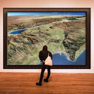 Casual English Bible Products -Bible Maps as Art on Canvas