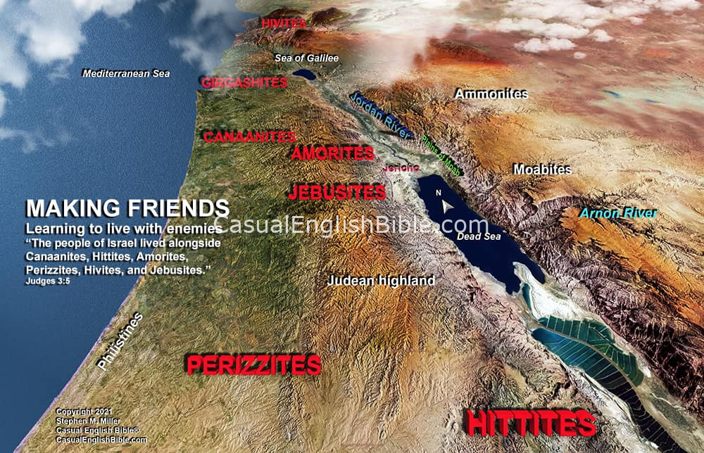 Map: Map Canaanites: Making Friends with the Enemies