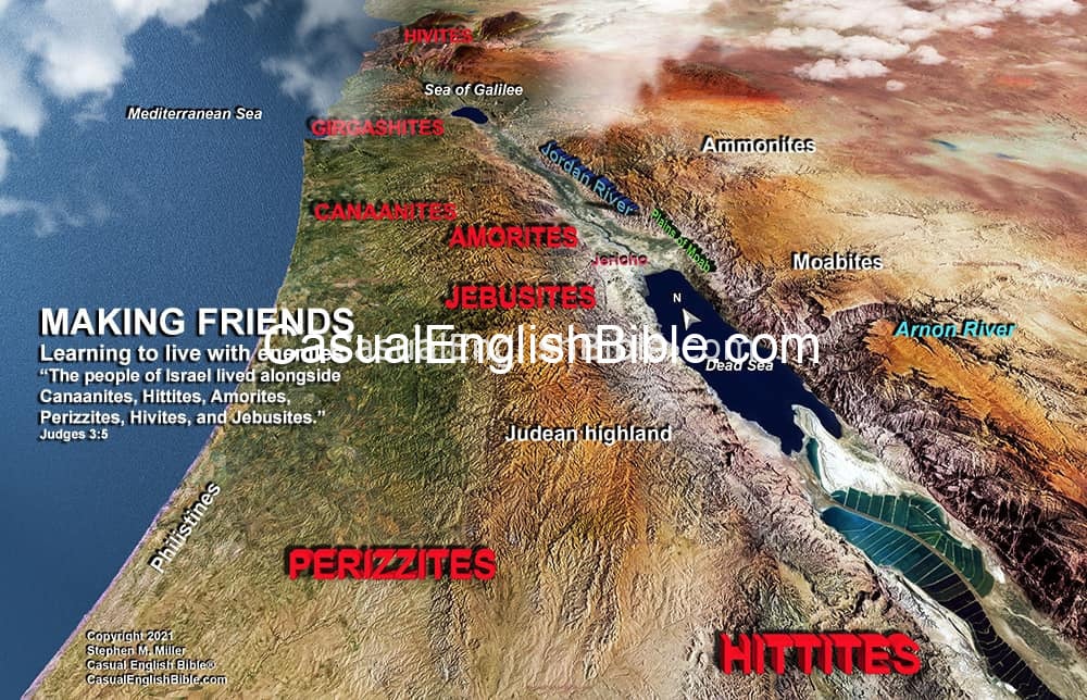 map of Canaanites map of Canaanites