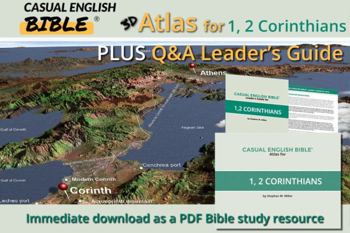 1, 2 Corinthians atlas promo Casual English Bible