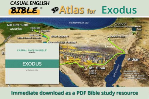 Exodus atlas and leaders guide promo Casual English Bible