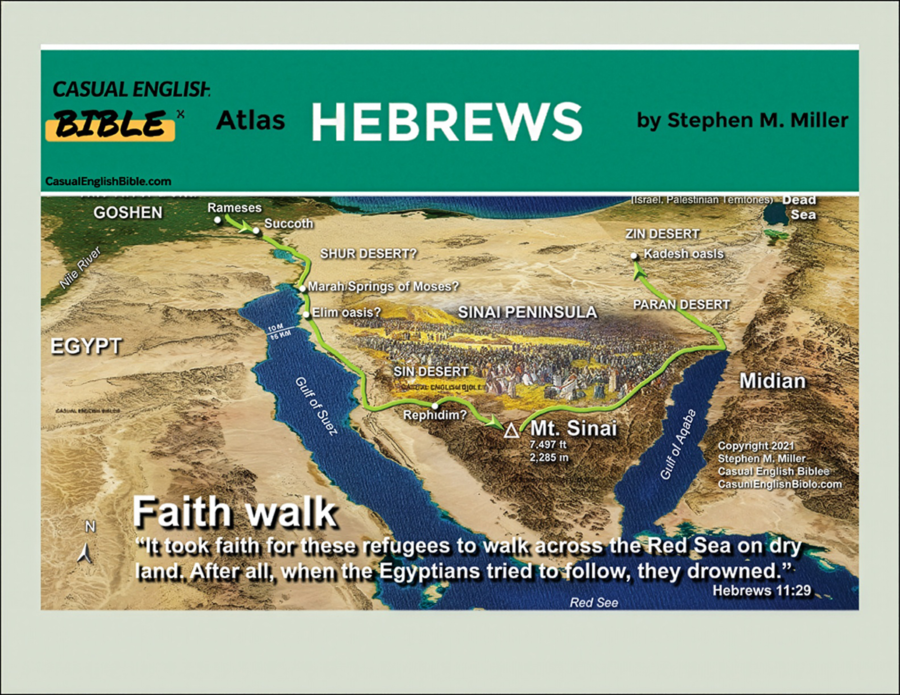 Hebrews atlas and leaders guide promo Casual English Bible