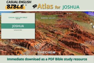 Joshua atlas promo Casual English Bible