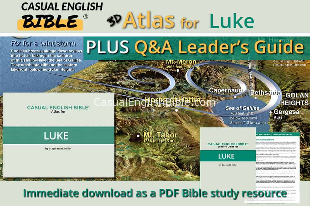 Luke atlas and leaders guide promo Casual English Bible