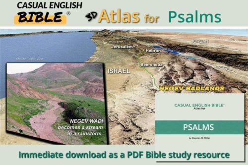 Psalms atlas promo Casual English Bible