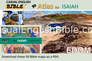 Cover of Casual English Bible Atlas for the Book of Isaiah