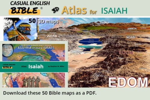 Cover of Casual English Bible Atlas for the Book of Isaiah