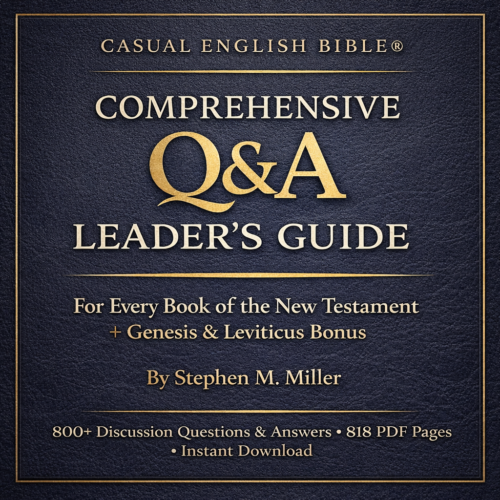 promo for Comprehensive Leaders Guide for Casual English Bible