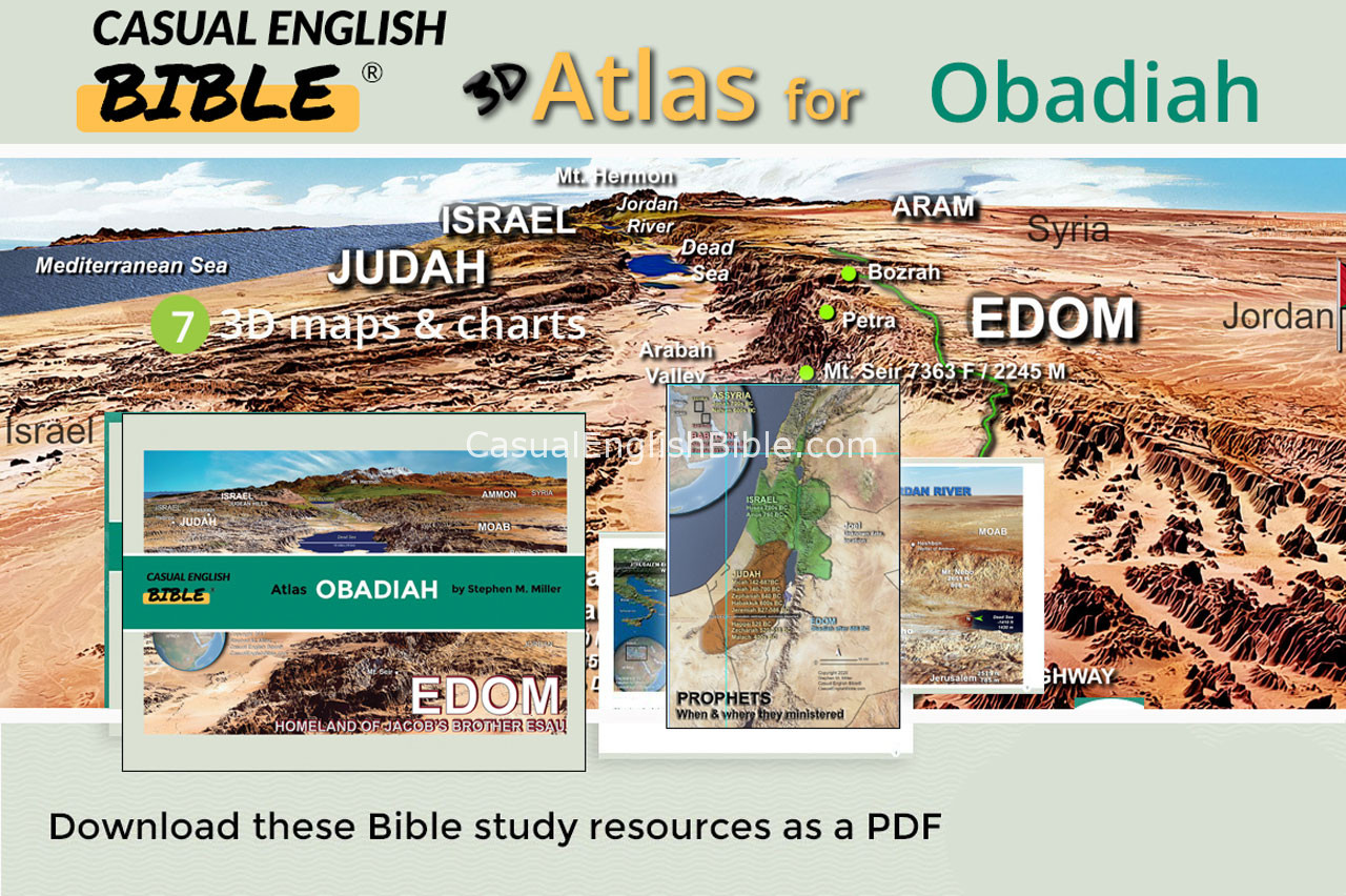 Obadiah atlas promo Casual English Bible