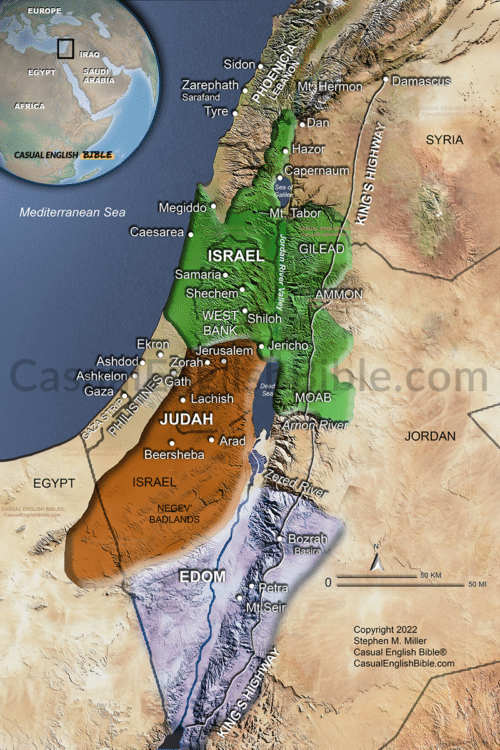 obadiah 1 judah israel map 200px