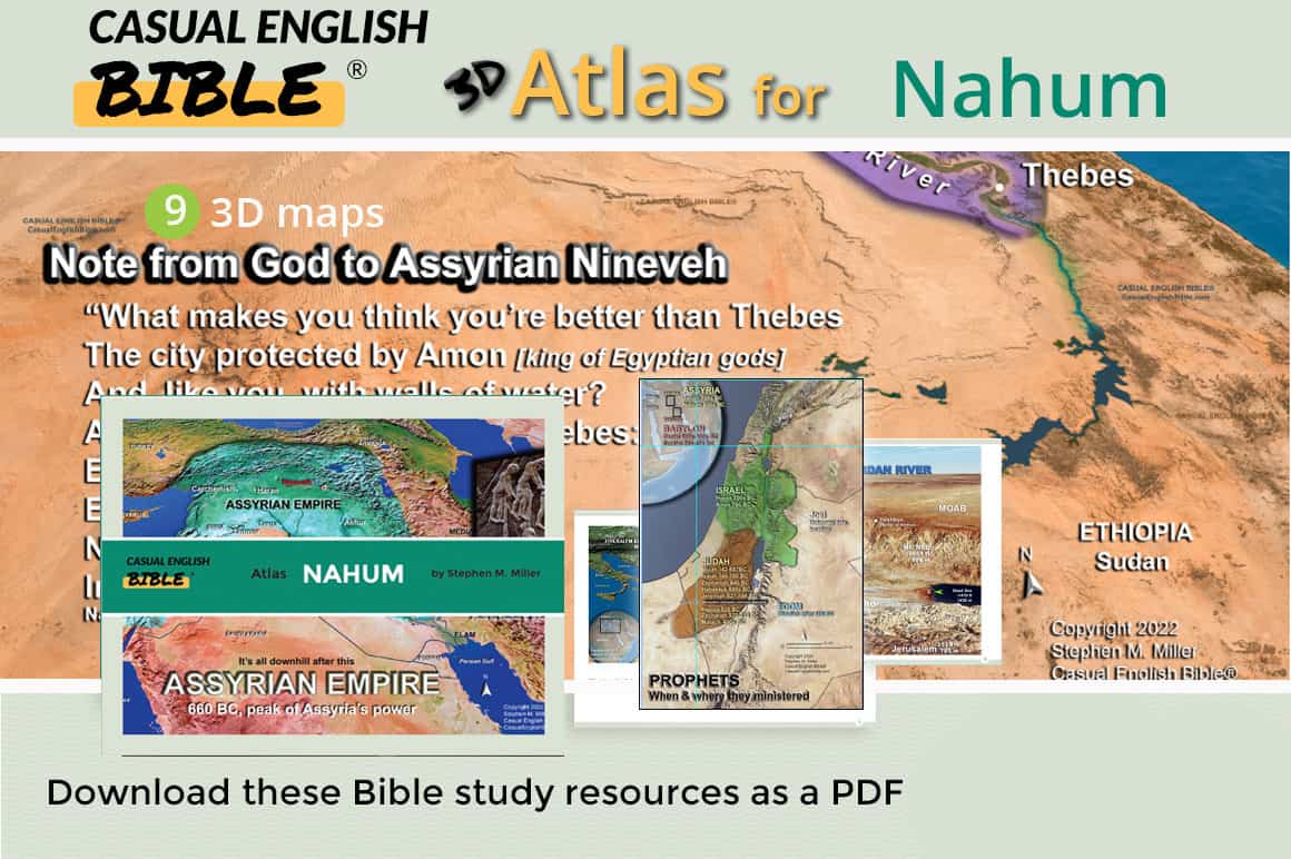 Cover of Casual English Bible Atlas for Nahum