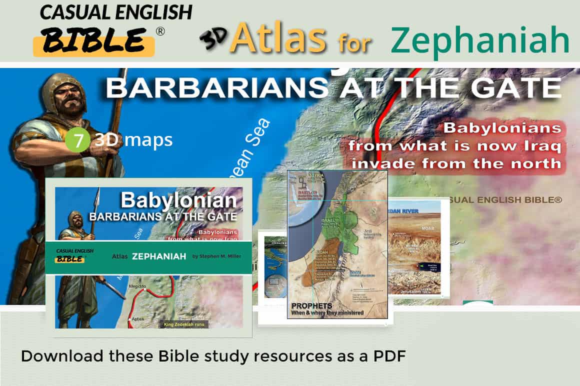 Cover of Casual English Bible Atlas for Zephaniah