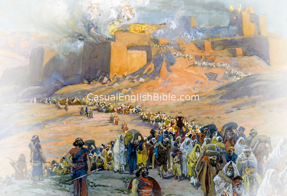 James Tissot art of the exile of Jerusalem to Babylon