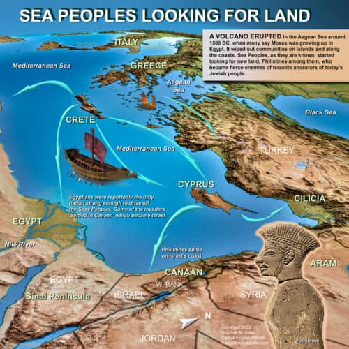 Map: Map of Sea Peoples