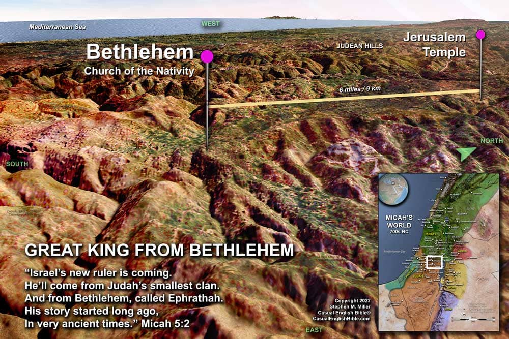 Map: Map Bethlehem Micah 5