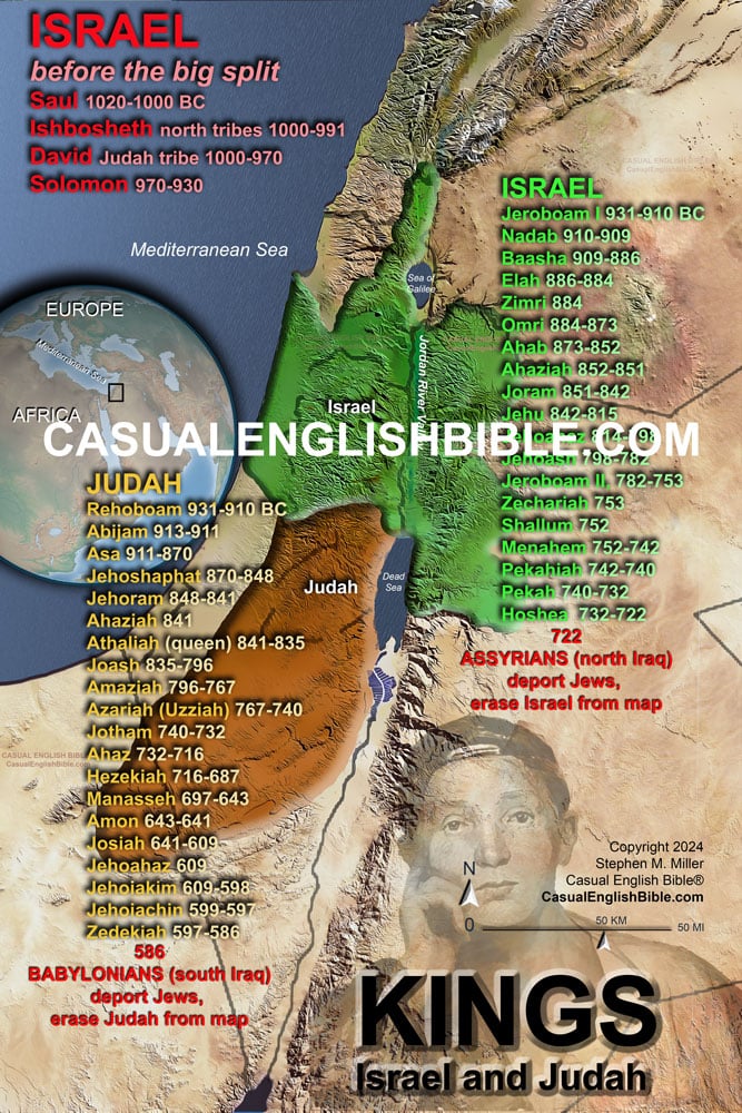 Kings of Israel and Judah Casual English Bible