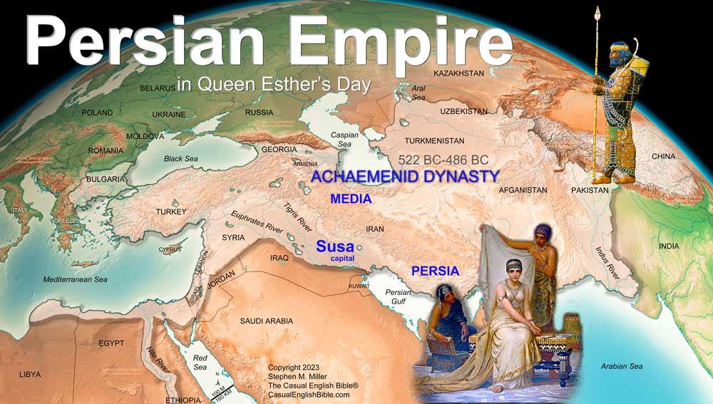 Map: Persian Empire Map