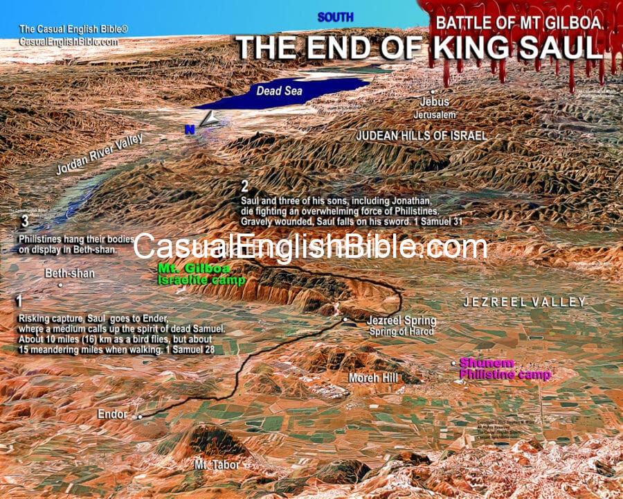 1 Samuel Bible Maps - Casual English Bible