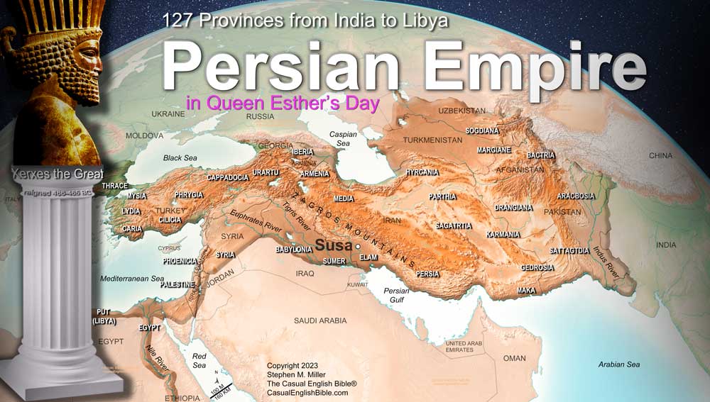 Map: Map Persian Empire Provinces