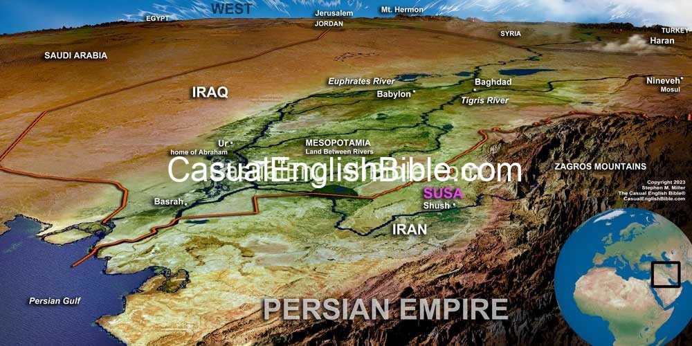 Map Persian Empire's Susa Map Persian Empire's Susa