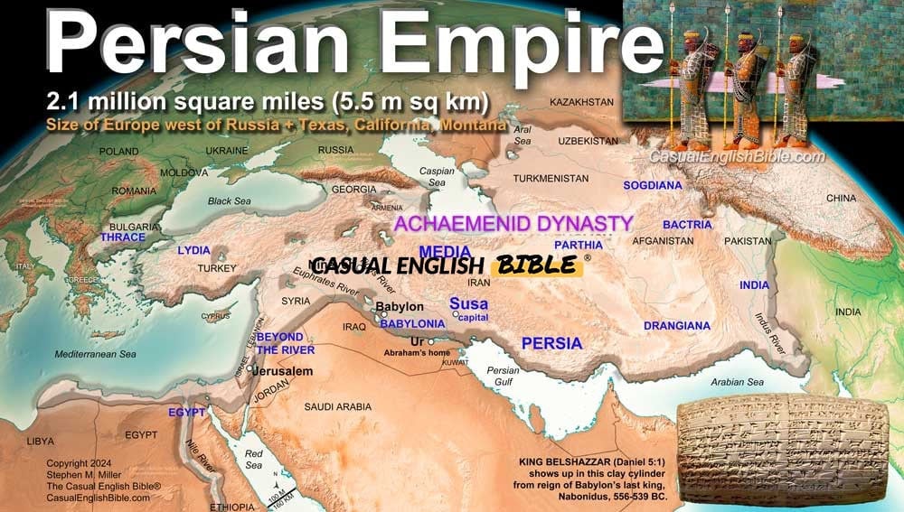 map of Persian Empire for the Casual English Bible map of Persian Empire for the Casual English Bible