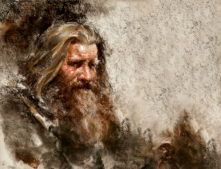 Amos banner art for Casual English Bible by John Singer Sargent