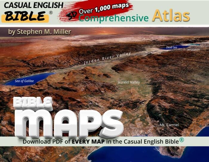 Cover of 3d Bible Maps atlas for Casual English Bible