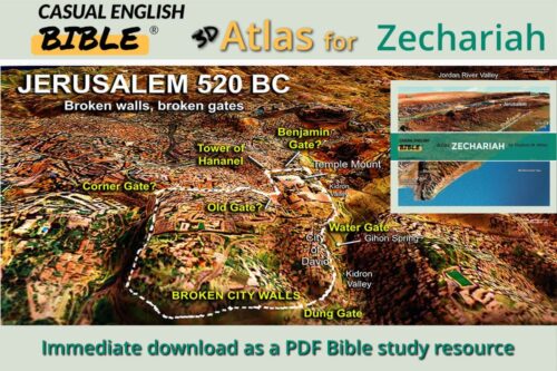Bable Mapa Zechariah Bible Maps - Casual English Bible