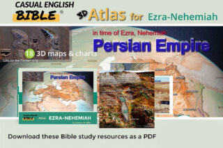 Promo cover of Ezra-Nehemiah Atlas PDF for the Casual English Bible
