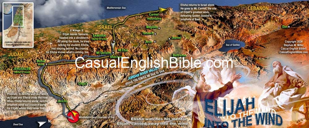 Elijah Map Tanaach - Casual English Bible