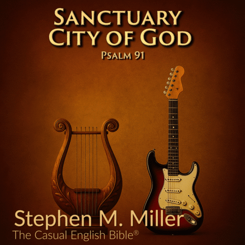 cover for the song Sanctuary City of God (Psalm 91) for The Casual English Bible