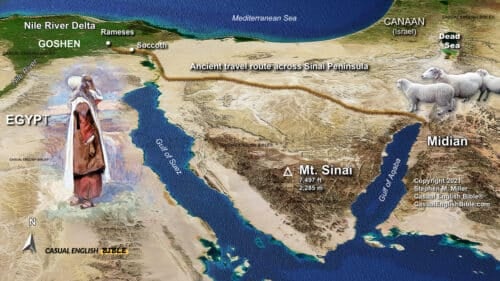 exodus 2 map midian egypt sinai 1200px