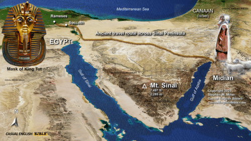 exodus 4 map moses goes to egypt sinai 1200px