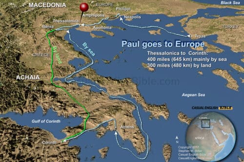 Map of Paul's travels in Greece, for The Casual English Bible. 1-thessalonians-1-port-city-1200px